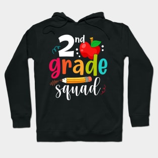 Second Grade Squad Funny Back To School 2nd Graders Teachers Hoodie